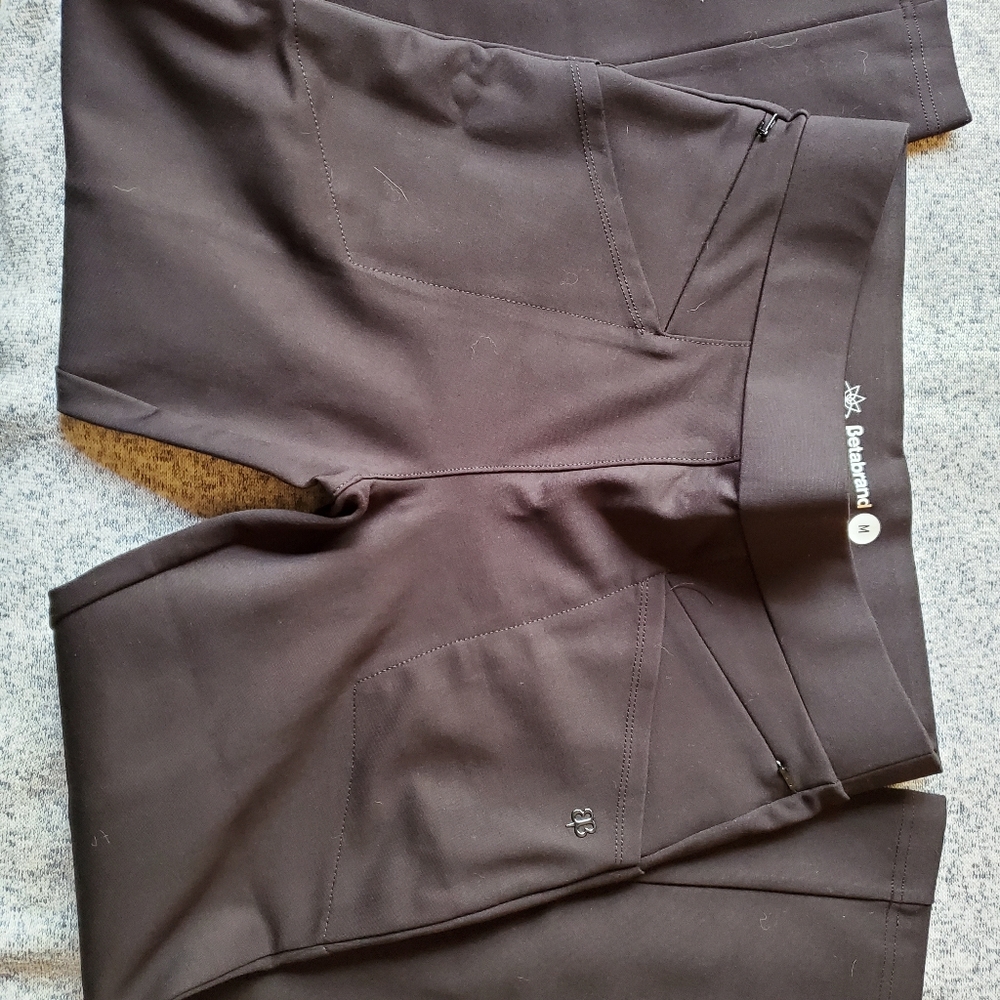 Betabrand Skinny Leg Zippered Pants